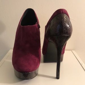 Nine West Plum Booties